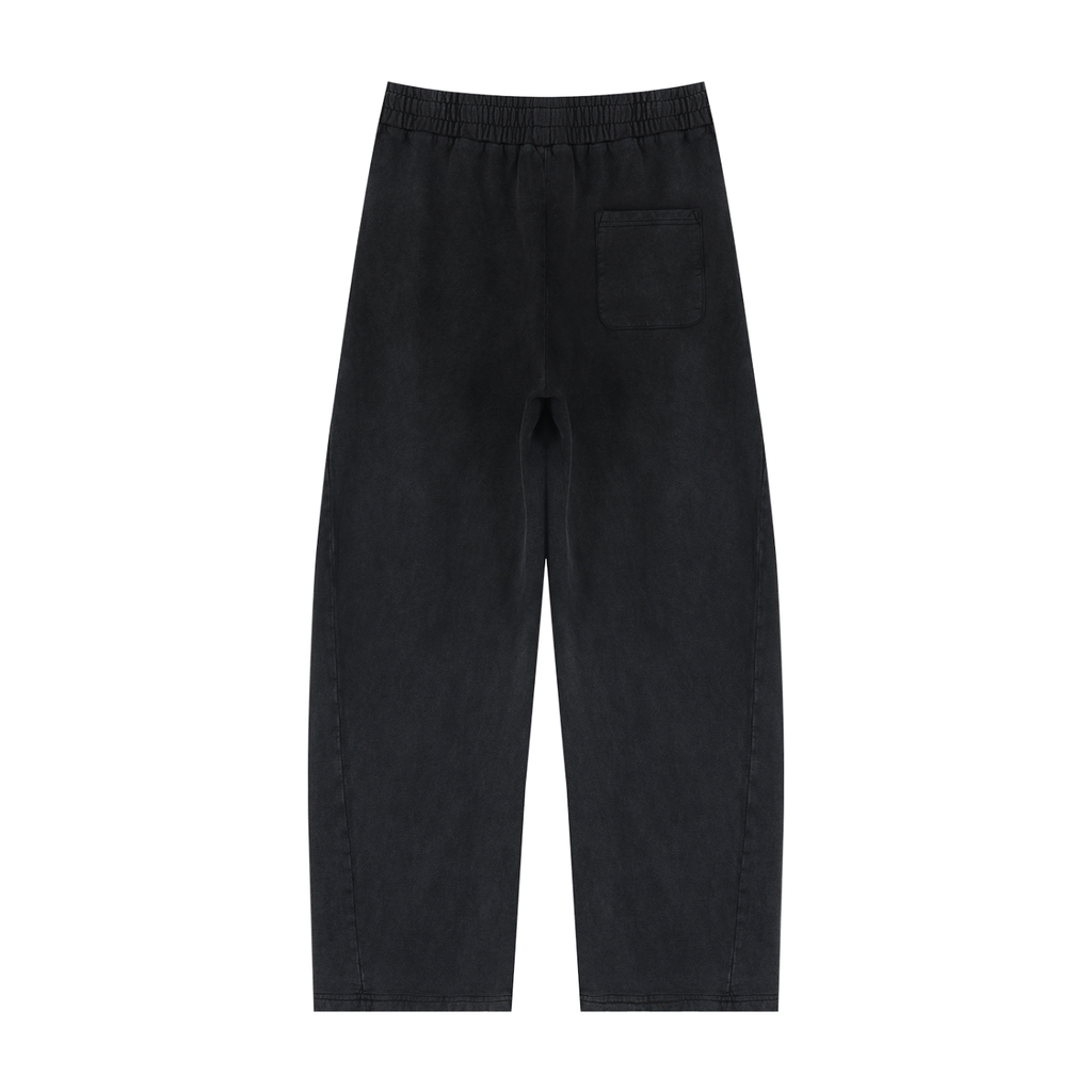 Unisex Mineral Wash Barrel Sweatpants