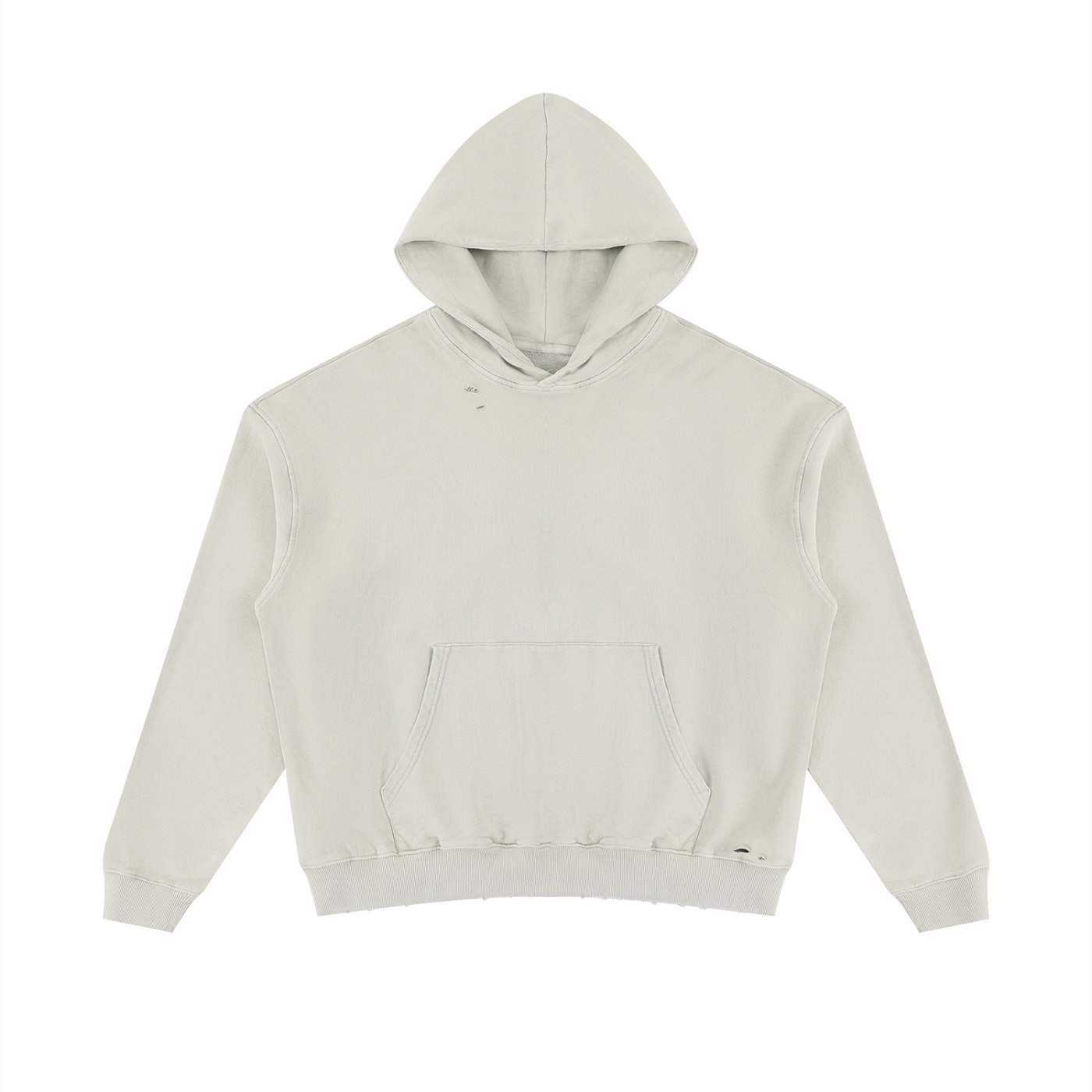 Unisex Mineral Wash Distressed Hoodie