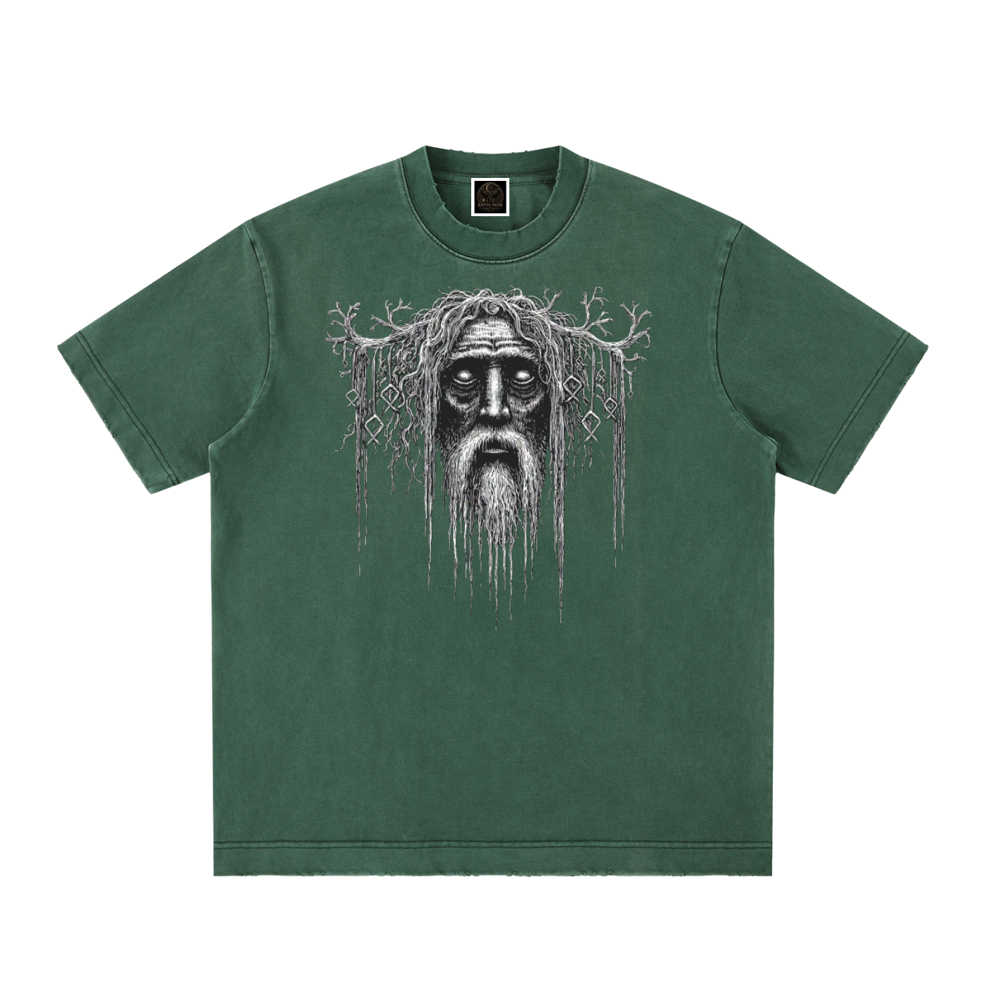 Heavyweight Vintage Washed Frayed T-Shirt