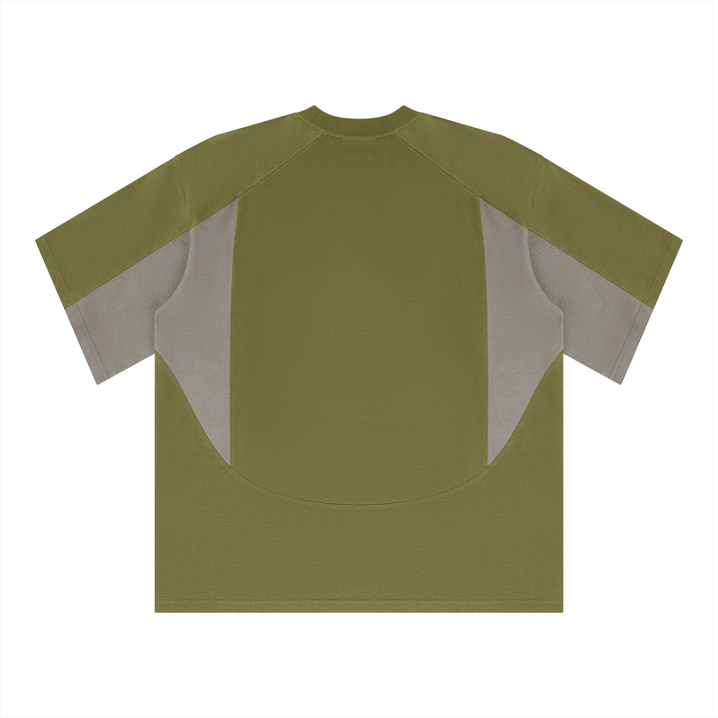 Unisex Color Block Paneling T-Shirt
