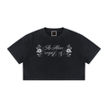 Women's Mineral Wash Cotton Crop T-Shirt