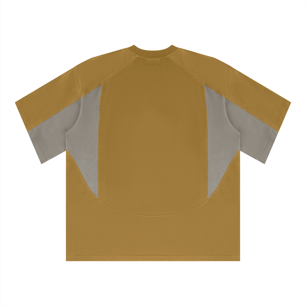 Unisex Color Block Paneling T-Shirt