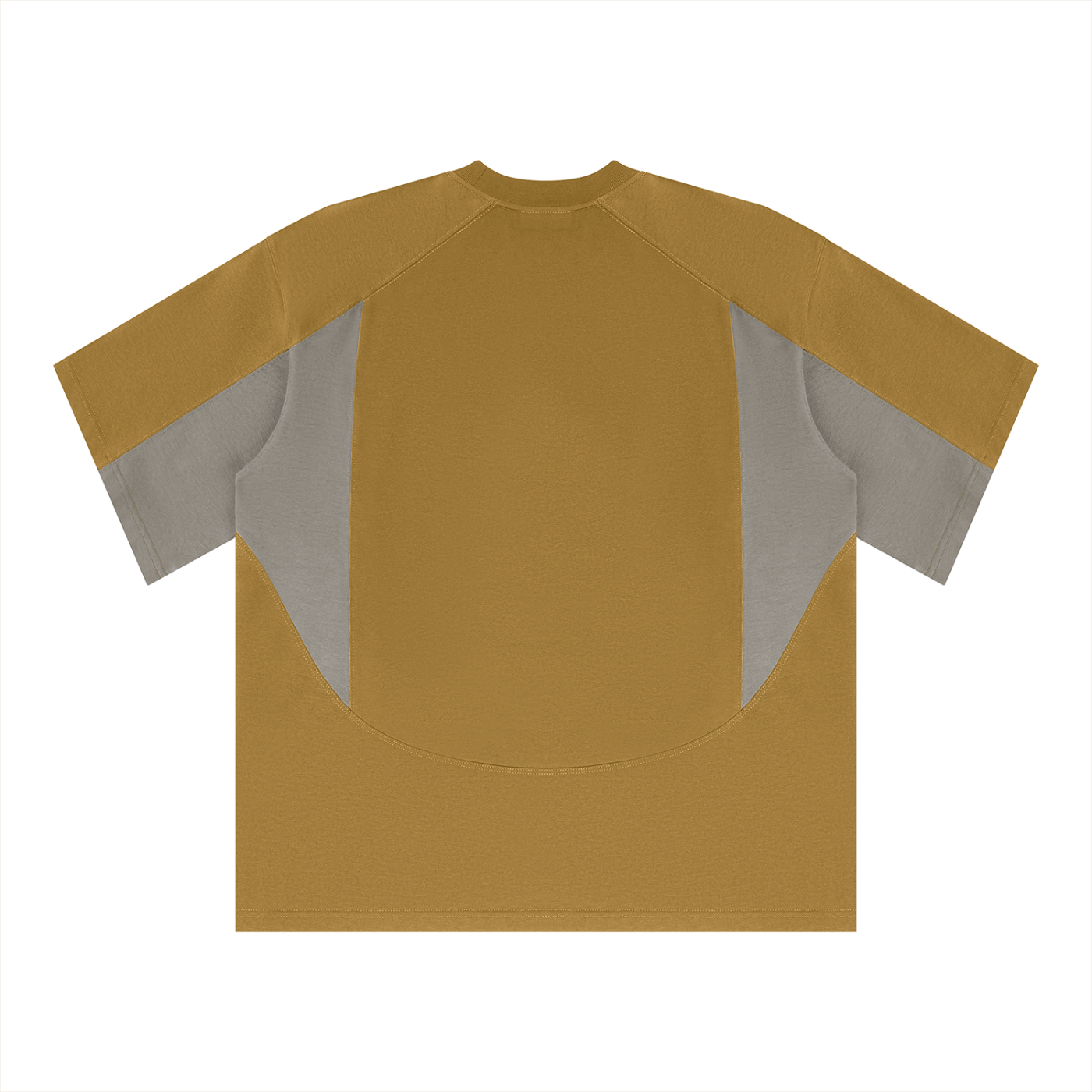 Unisex Color Block Paneling T-Shirt
