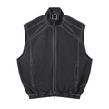 Unisex Vintage Wash Mesh Full-Zip Vest
