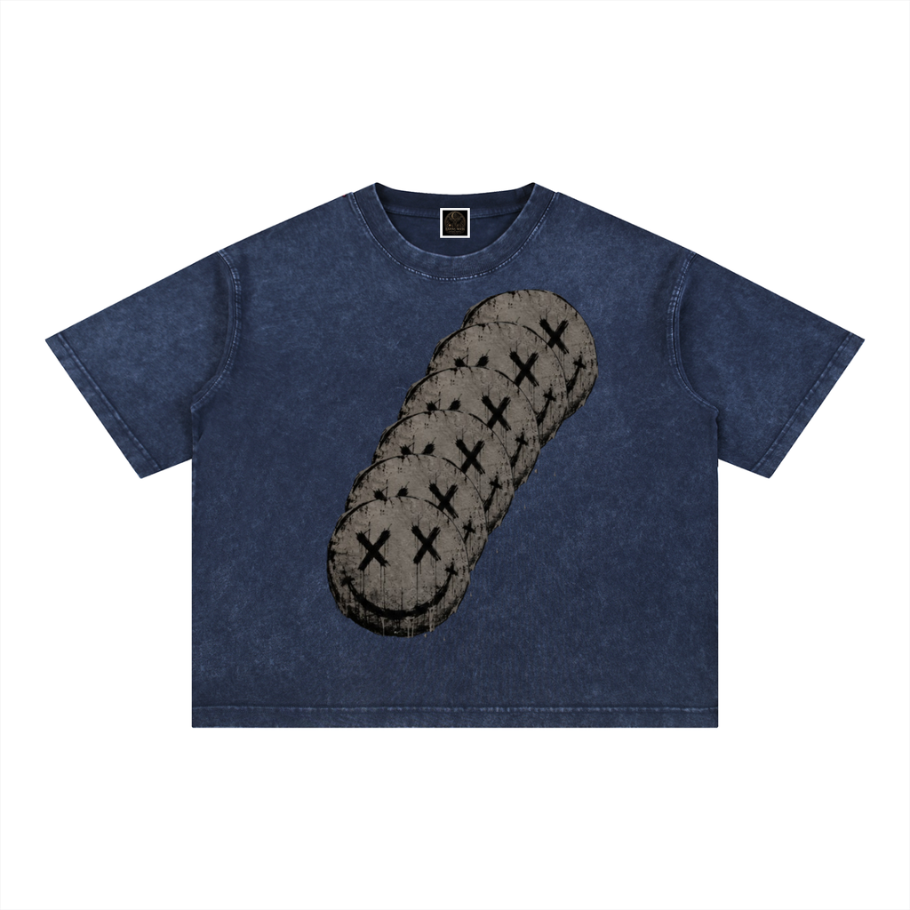 Mineral Wash Boxy Cotton T-Shirt