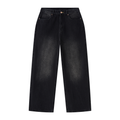 Men's Vintage Wash Wide Leg Jeans