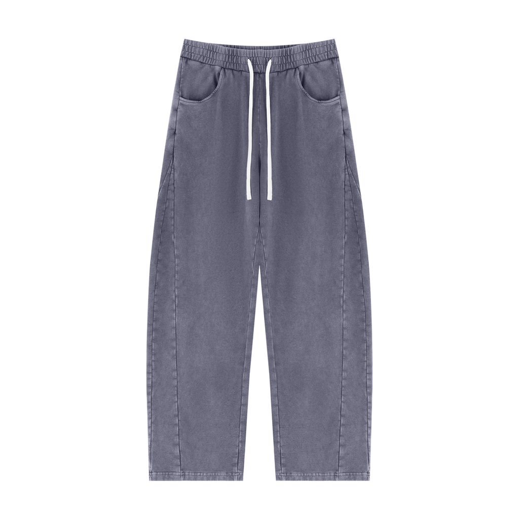 Unisex Mineral Wash Barrel Sweatpants