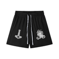 Mesh Drawstring Shorts