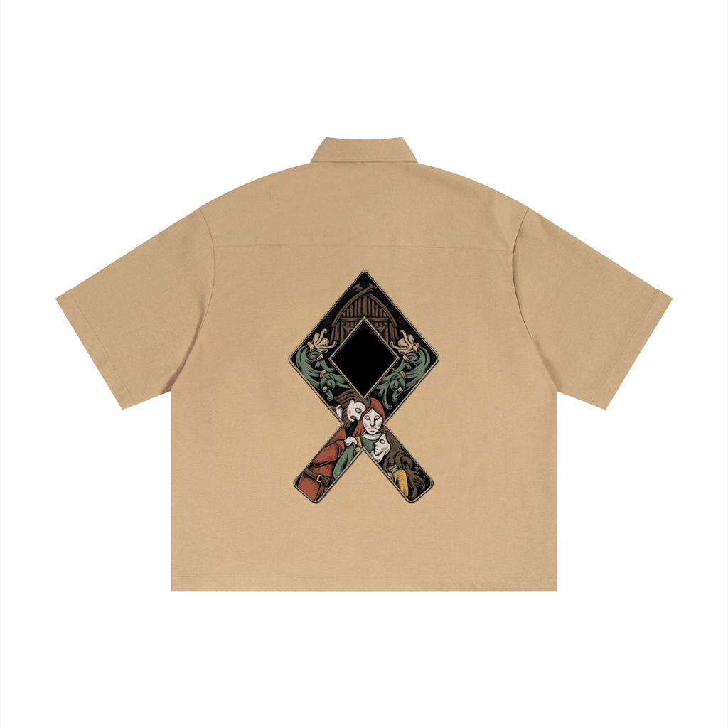 Unisex Boxy Heavyweight Short Sleeve Shirt