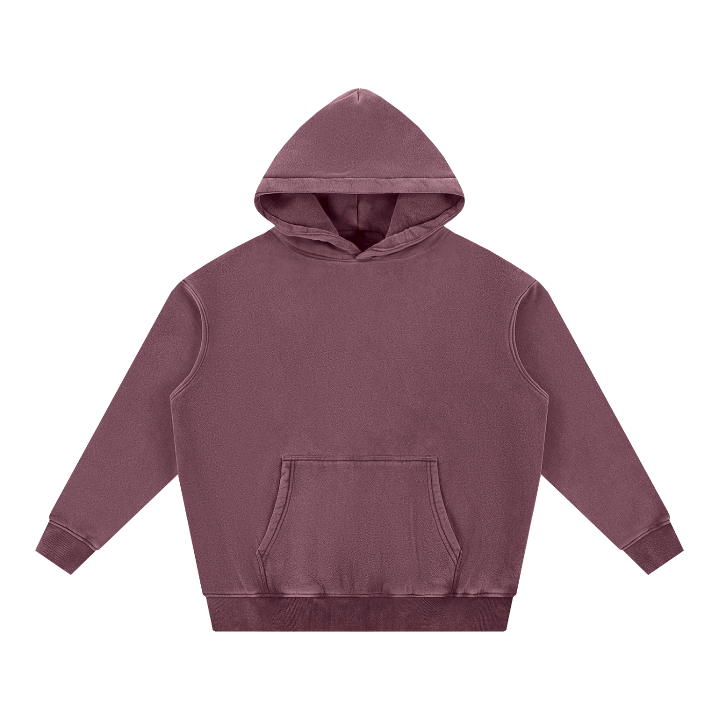 Snow Wash Fleece Oversize Hoodie