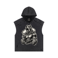 Snow Washed Boxy Hooded Tank Top