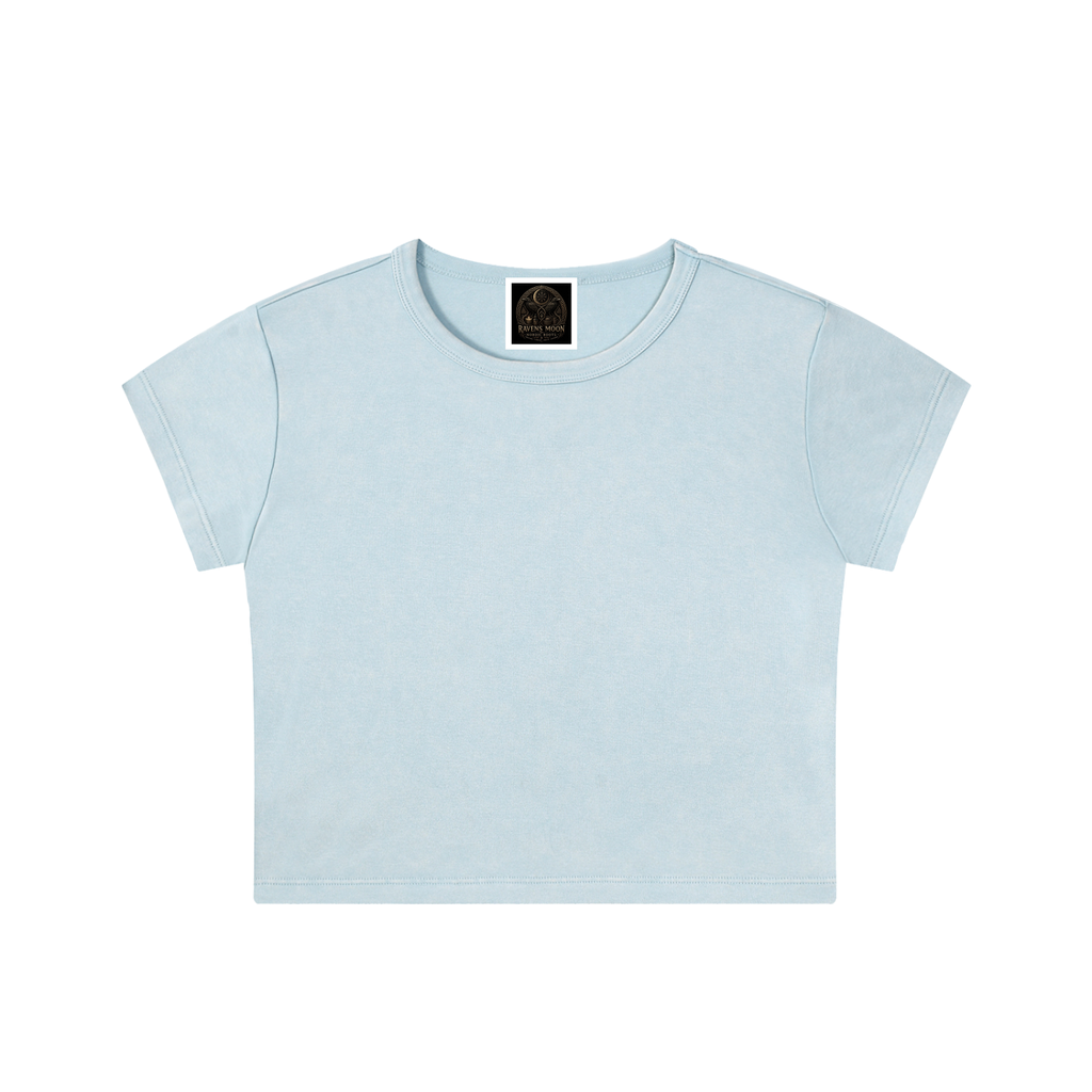Snow Washed Crop Top