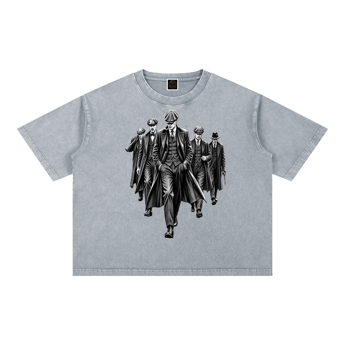 Mineral Wash Boxy Cotton T-Shirt