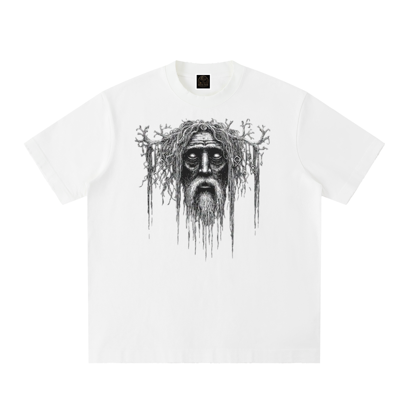 Heavyweight Vintage Washed Frayed T-Shirt