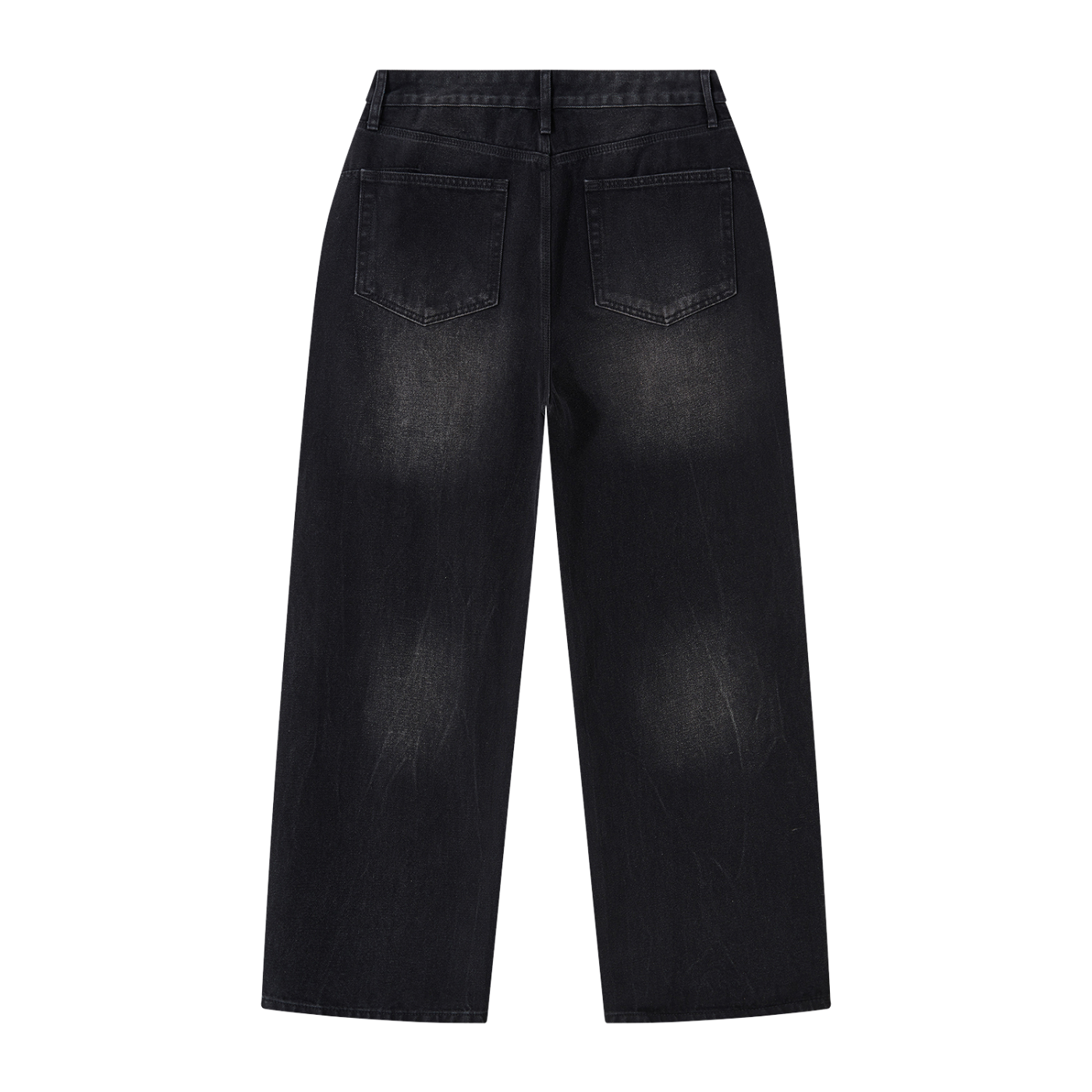 Men's Vintage Wash Wide Leg Jeans