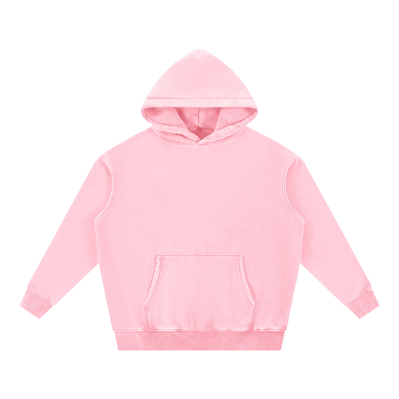 Snow Wash Fleece Oversize Hoodie