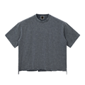 Snow Wash Raw-Hem Boxy T-shirt