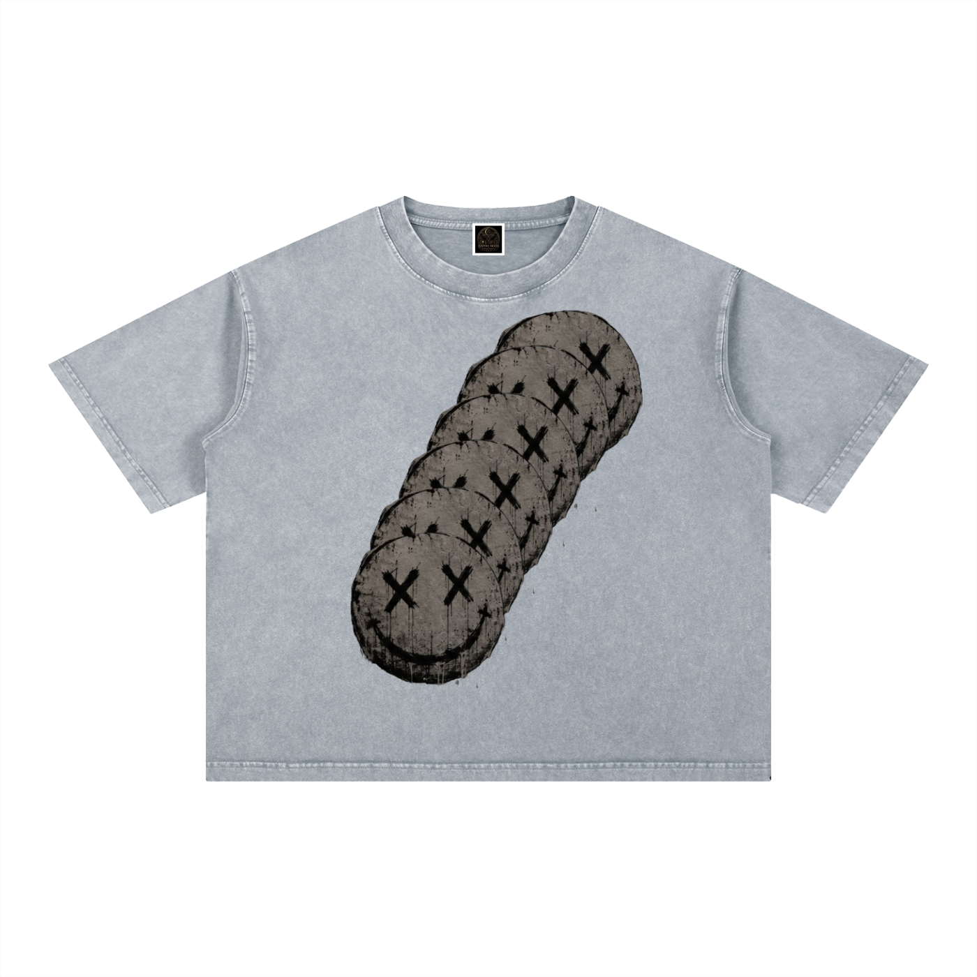 Mineral Wash Boxy Cotton T-Shirt