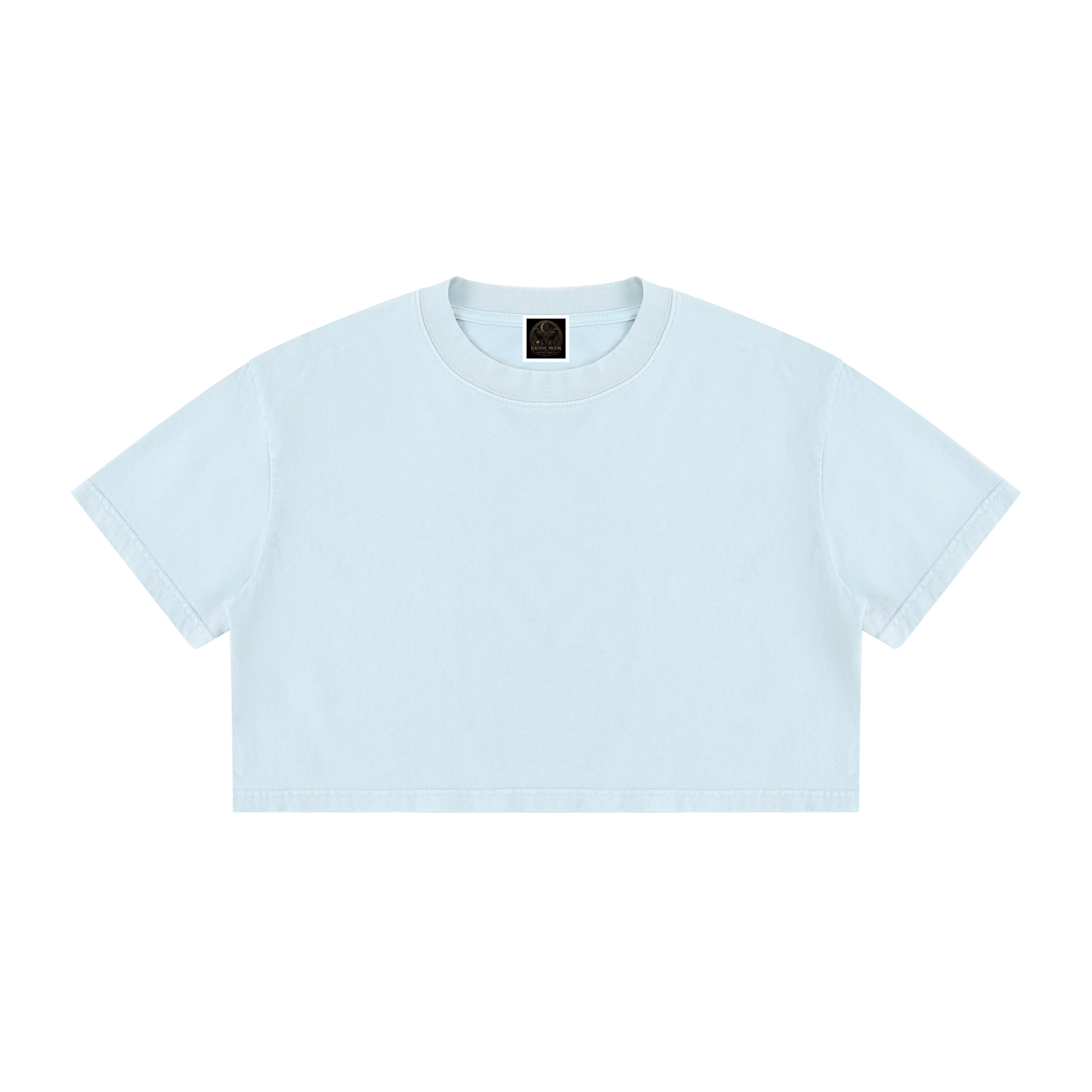 Women's Mineral Wash Cotton Crop T-Shirt