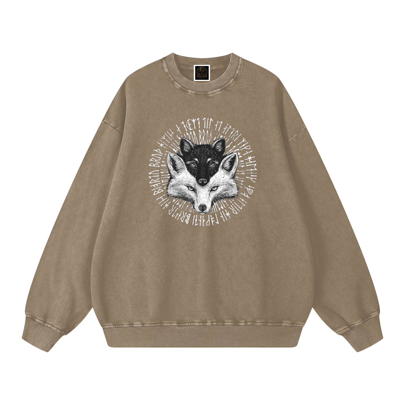 Snow Washed Oversized Sweatshirt