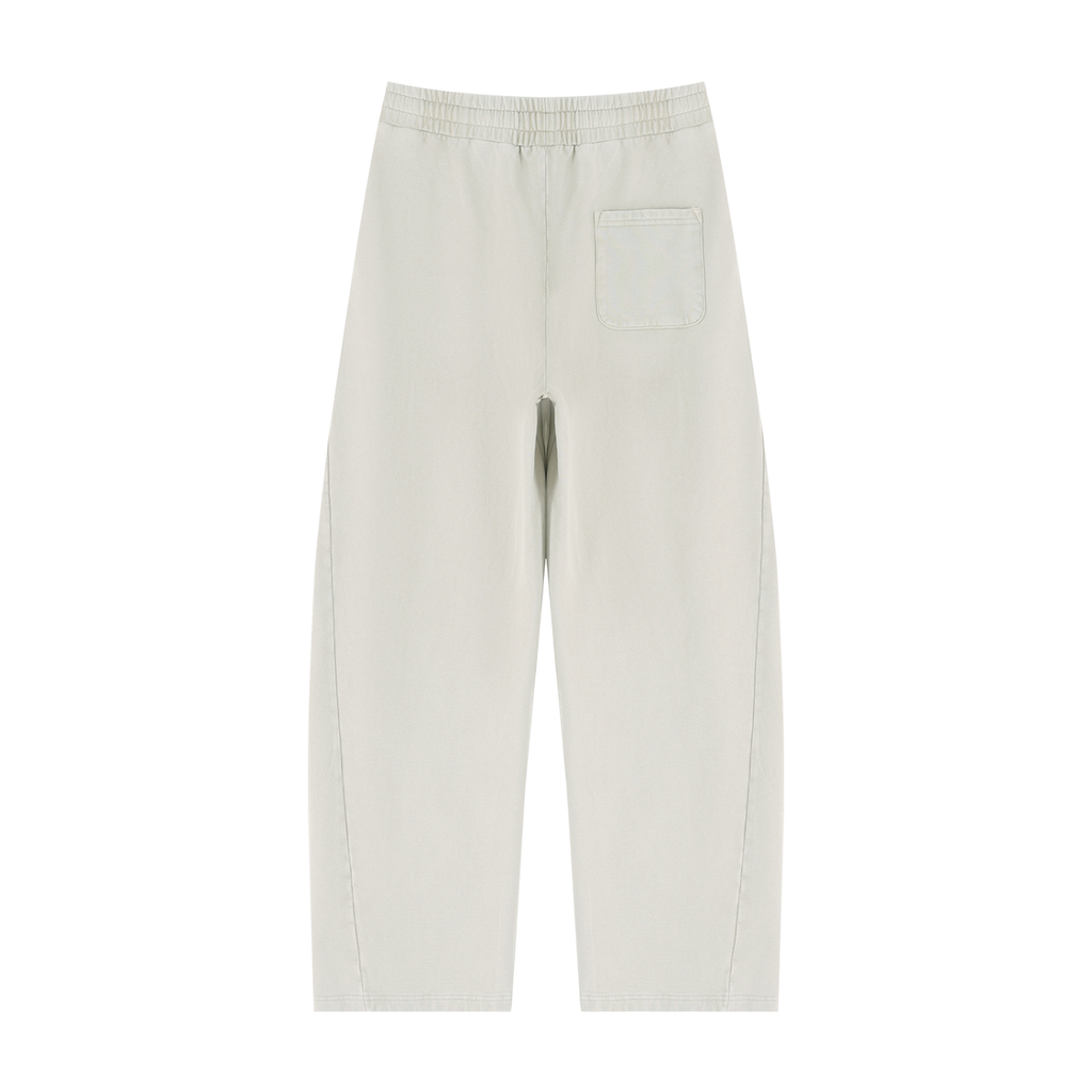 Unisex Mineral Wash Barrel Sweatpants