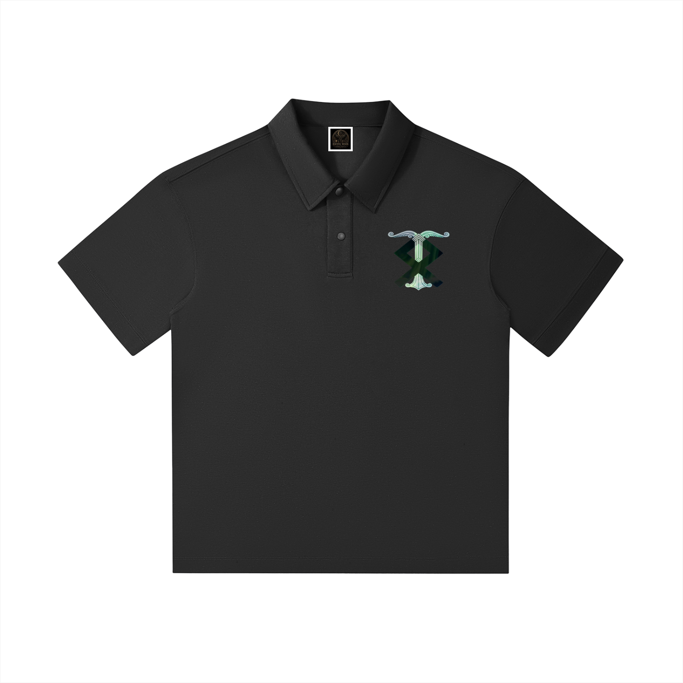 Drop Shoulder Short-Sleeve Polo