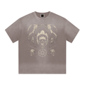 “I” Shape Gradient Washed T-Shirt