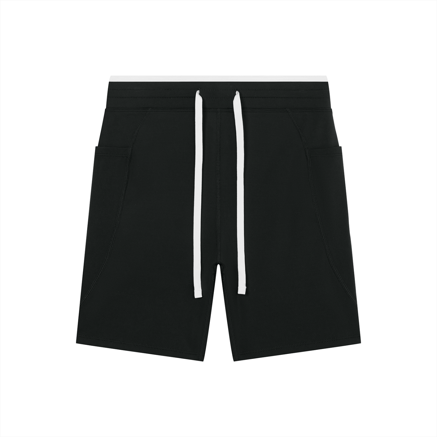 Women's High Rise Color Block Yoga Shorts