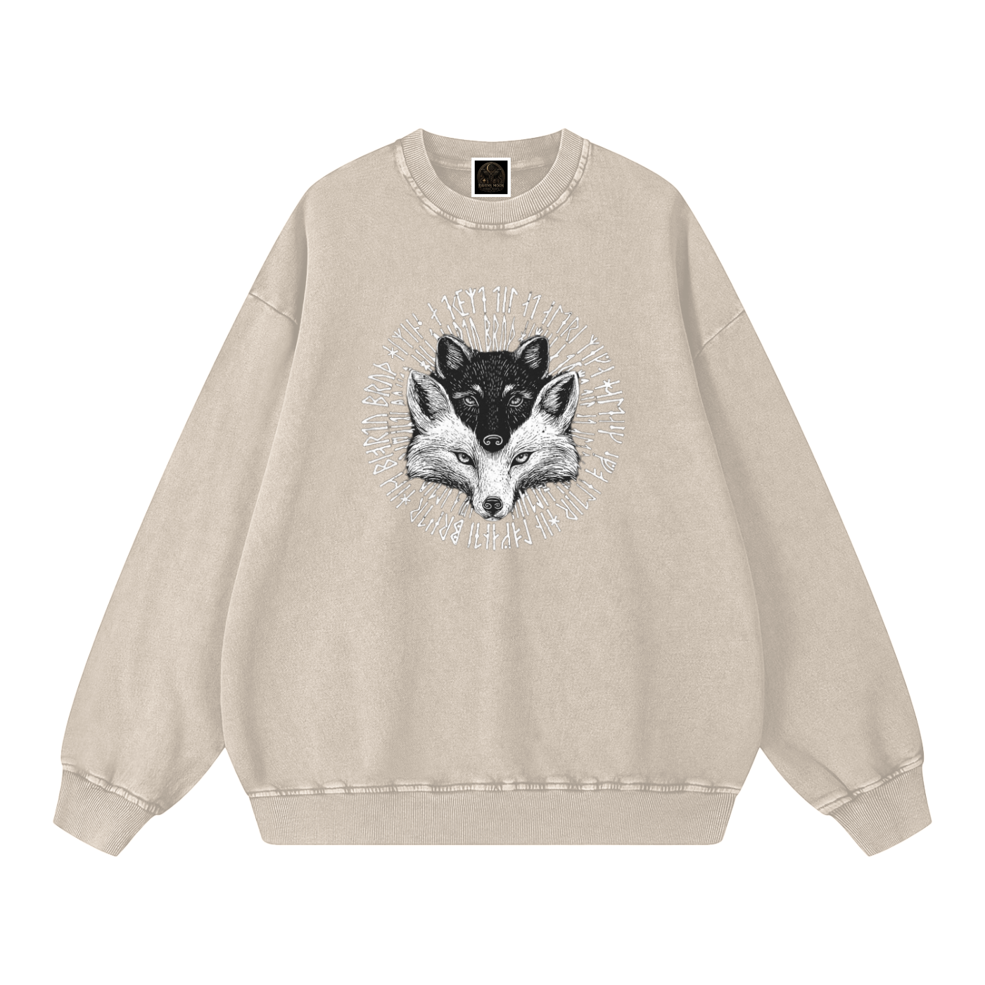 Snow Washed Oversized Sweatshirt