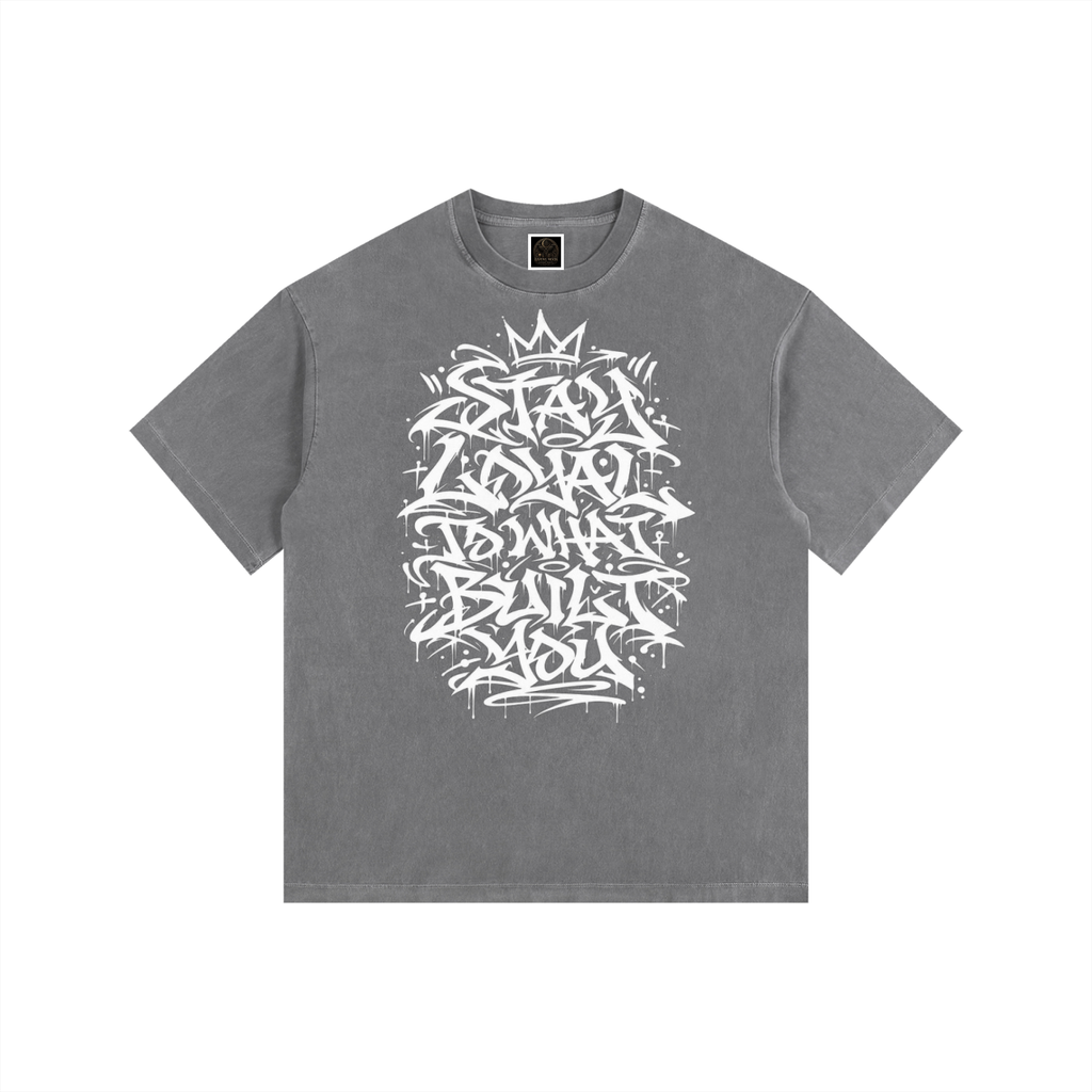 Vintage Washed Oversized Cotton T-Shirt