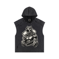 Snow Washed Boxy Hooded Tank Top