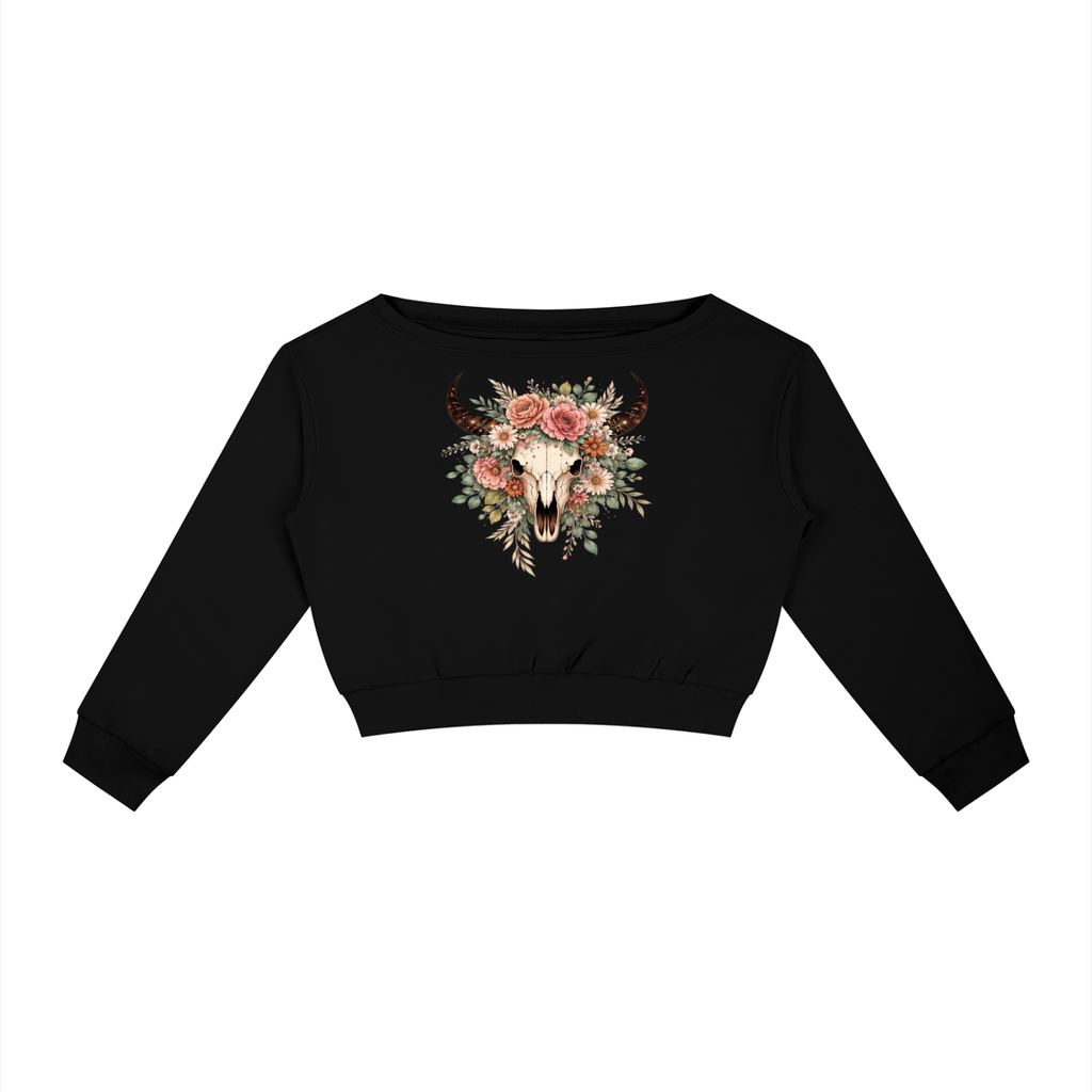 Women's Off-Shoulder Sweatshirt