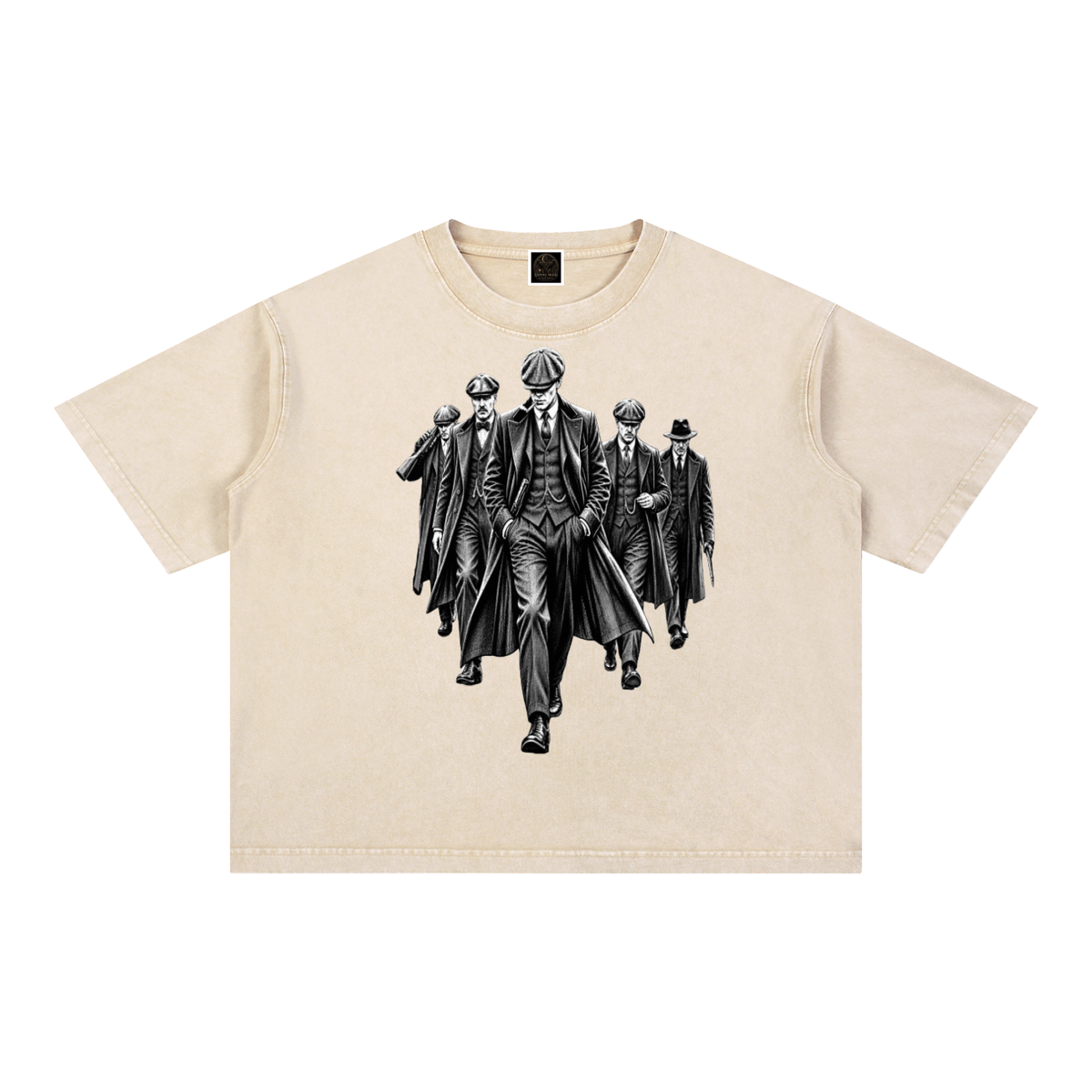 Mineral Wash Boxy Cotton T-Shirt