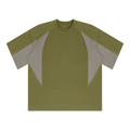 Unisex Color Block Paneling T-Shirt