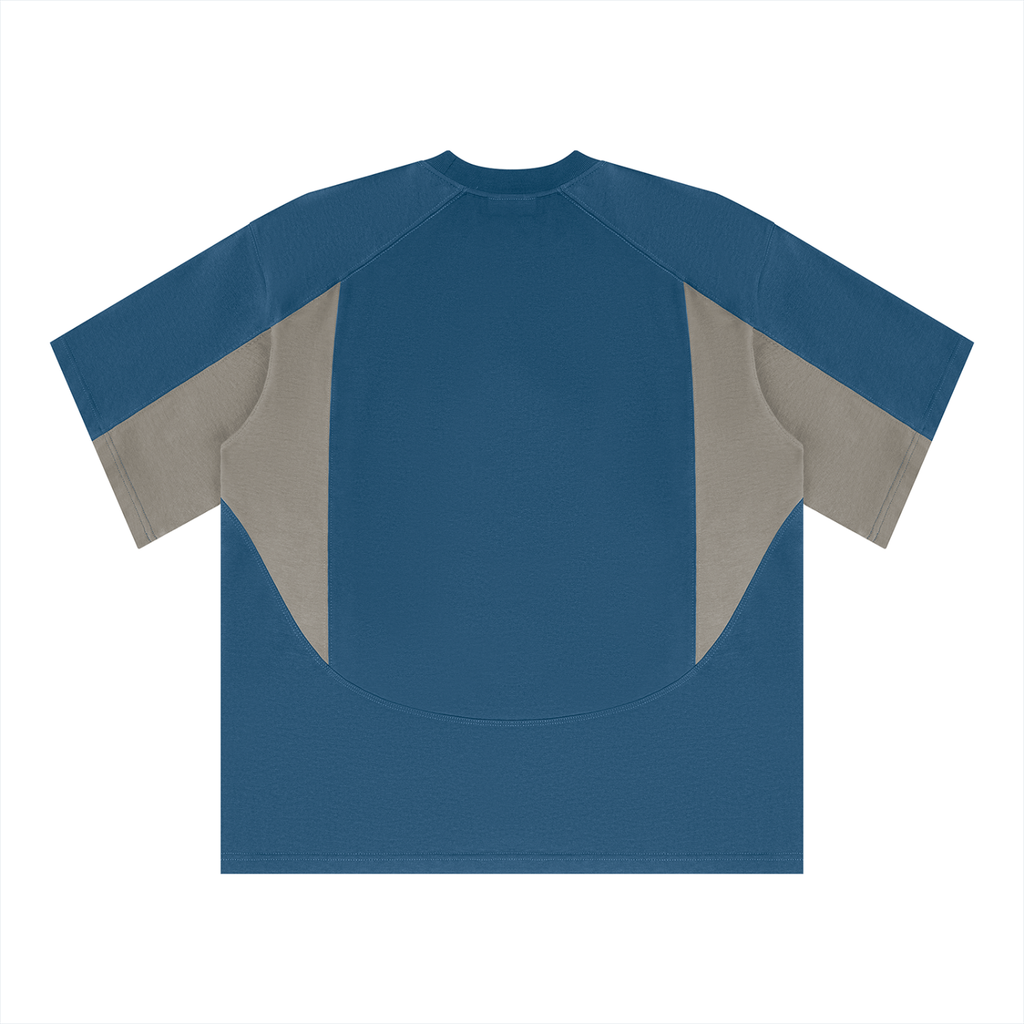 Unisex Color Block Paneling T-Shirt