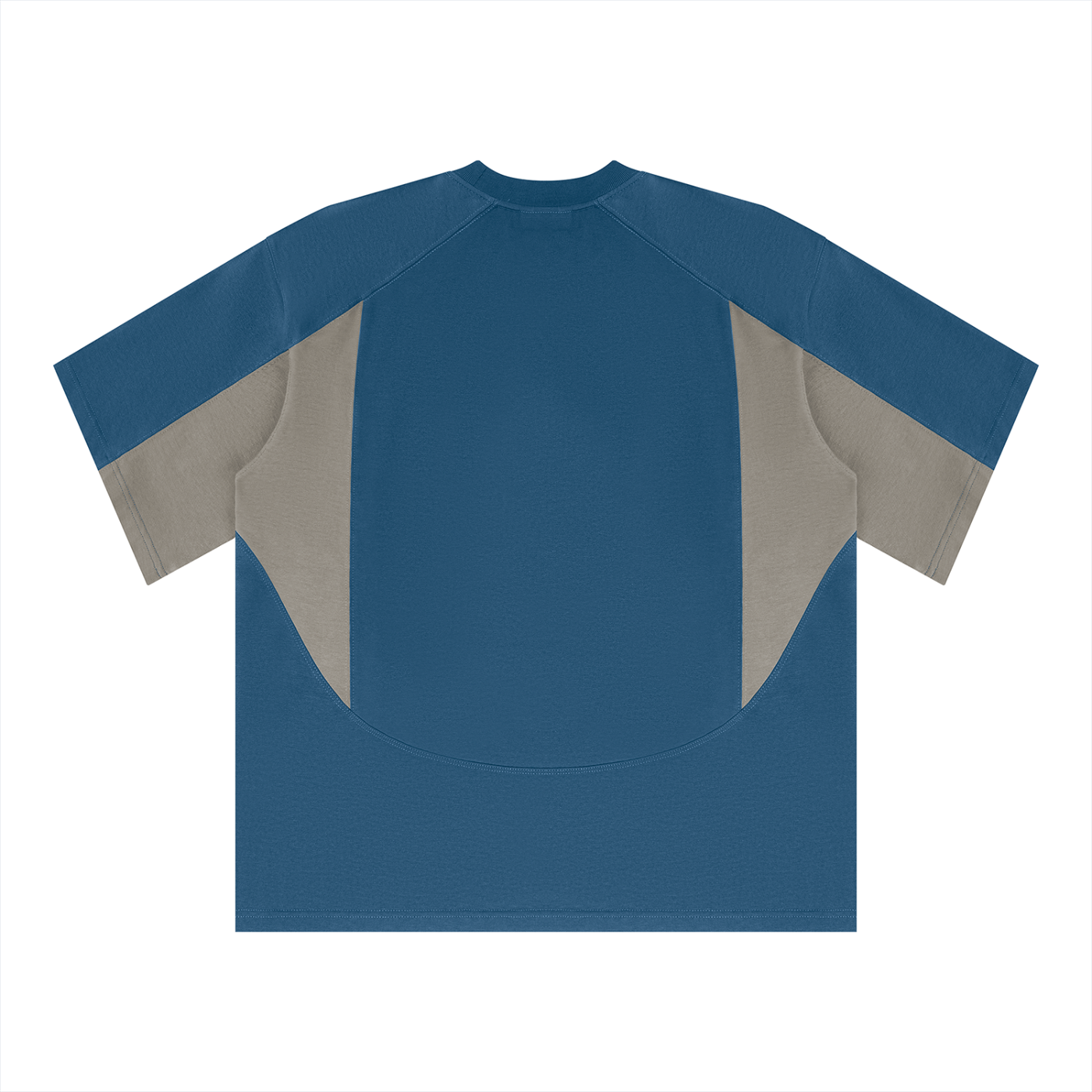 Unisex Color Block Paneling T-Shirt
