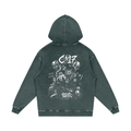 Snow Washed Loose Cotton Hoodie