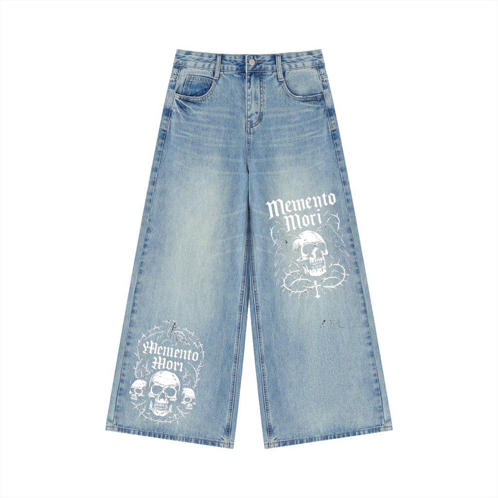 Women’s Vintage Wash Wide Leg Jeans