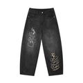 Men's Sunfade Vintage Wash Barrel Leg Jeans